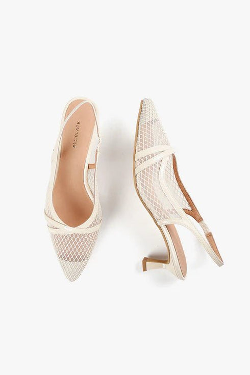 Point Mesh Princess - All Black - Ivory